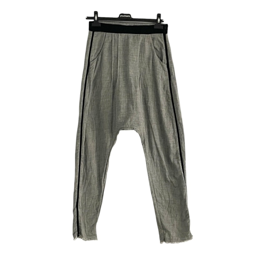 One Teaspoon Harem Pants Womens XXS Grey Black Stripe Drop Crotch Boho Trousers - Picture 10 of 10